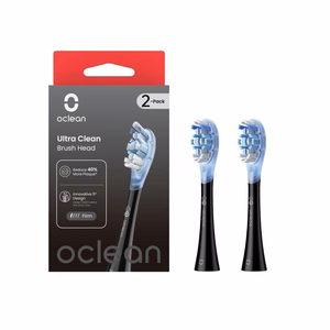 Oclean Ultra Clean šepetėlių galvutės 2 vnt. UC02 B02, juodos