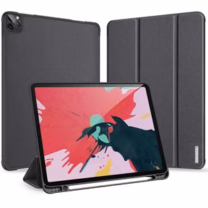 DUX DUCIS dėklas DOMO sulankstomas su pieštuko laikikliu iPad Pro 11 (2018/2020/2021/2022) juodas