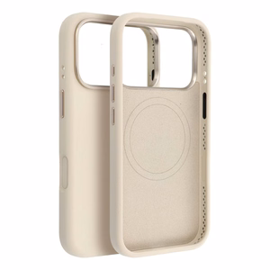 Dėklas Samsung S26 Forcell F-Protect Frame Premium suderinamas su MagSafe antikinė balta