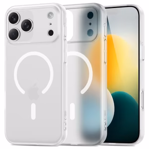 Tech-Protect MagSlim Magnetinis dėklas telefonui iPhone 17 Pro Max - matinė balta