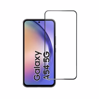 Apsauginis stiklas Blue Star - SAMSUNG A54 5G Full Face (pilnas klijavimas su rėmeliu, mažo dydžio) juodas