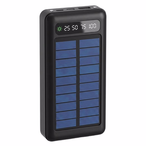 Setty solar power bank SLR-120 20000 mAh juodas
