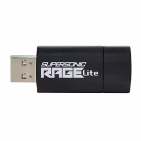 Patriot Memory Supersonic Rage Lite USB atmintukas 64 GB USB A tipo 3.2 Gen 1 (3.1 Gen 1) Juoda, Mėlyna