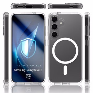 3mk Apsauginis MagCase skirtas Samsung Galaxy S24 FE - skaidrus