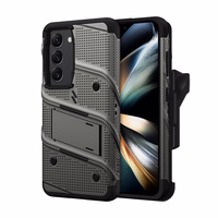 ZIZO BOLT Series - Armoured dėklas Samsung Galaxy S23 with 9H glass screen + laikiklis with stovas (Grey)