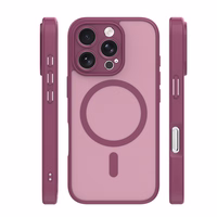 Mag Matt dėklas iPhone 16 Pro Max 6,9" kaštoninė