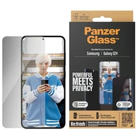 PanzerGlass itin platus privatumo apsauginis stiklas su pozicionieriumi Samsung Galaxy S24
