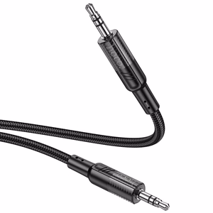 AUX laidas Jack 3,5 mm į Jack 3,5 mm Hoco 1,2 m UPA27 juodas