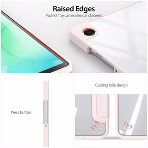 Dėklas Dux Ducis Toby Samsung X110/X115 Tab A9 8.7/X130/X135 Tab A11 8.7 rožinis