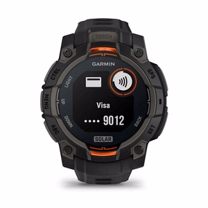 Garmin išmanusis laikrodis Instinct 3 Solar (010-02934-00) – juodas