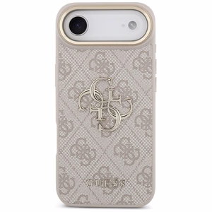 Guess 4G Charms Collection Magnetinis dėklas telefonui iPhone 17 Pro - rudas