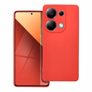 Minkštas dėklas telefonui XIAOMI Redmi Note 13 Pro 4G raudonas