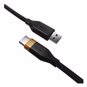 Duracell USB-C kabelis (DRU5011A) – 1 m, USB-A → USB-C