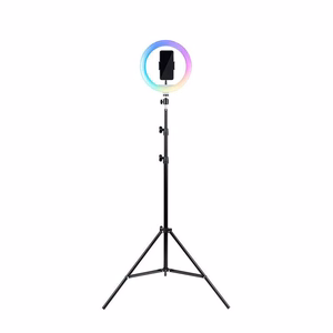 Havit ST7026 – штатив с кольцевой RGB-лампой, чёрный