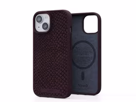 Njord "Salmon Leather MagSafe" dėklas Apple iPhone 15 Plus, rūdžių