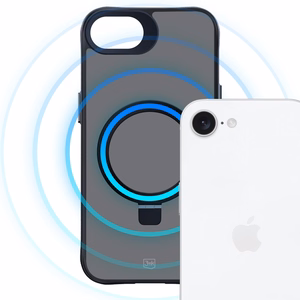 3mk Smoke Dėklas telefonui Mag&Stand Apple iPhone 16E - juodas