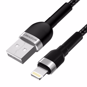 Wozinsky WNBAL2 кабель USB-A Lightning 2.4A 2м - чёрный