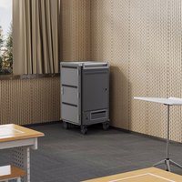 Ewent EW1700 nešiojamų prietaisų valdymo vežimėlis / spintelė juoda, pilka