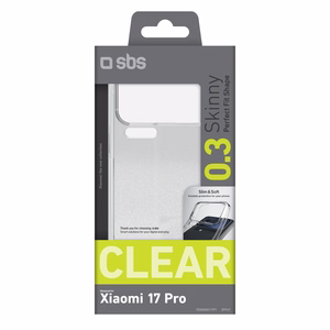 SBS Skinny dėklas skirtas Xiaomi 17 Pro - skaidrus