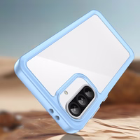 Kosmoso dėklas Samsung Galaxy A26 su lanksčiu rėmu - mėlynas