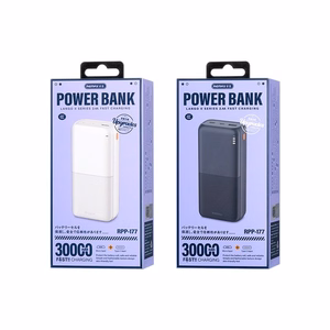 Išorinė baterija Remax RPP-177 12W 30000mAh, juoda
