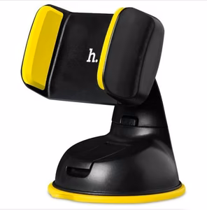 Hoco CA5 car phone holder, windshield mount, short fixing, black