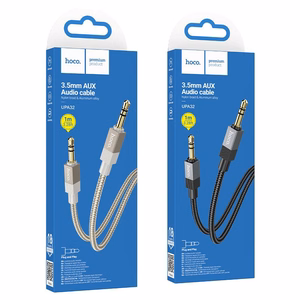 Audio adapteris Hoco UPA32 3,5mm į 3,5mm (p-p) juodas