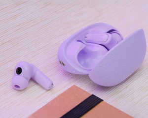 HOCO belaidės ausinės bluetooth TWS EQ23 violetinės