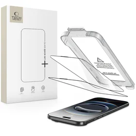Tech-Protect Quick Set+ 2-jų rinkinys grūdintas stiklas iPhone 17 Air - juodas