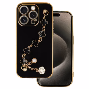 Dėklas telefonui Iphone 15 Pro dizainas 3 juodas