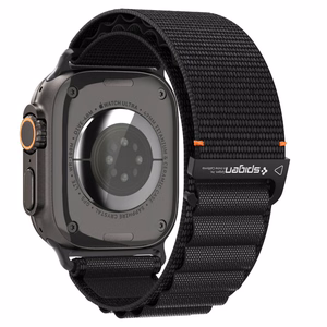 SPIGEN WBF1 dirželis APPLE WATCH 6 / 7 / 8 / 9 / 10 / SE / ULTRA 1 / 2 (44 / 45 / 46 / 49 MM) juodas