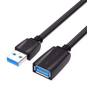 Prailginimo kabelis USB 3.0 vyriškas USB moteriškas Vention VAS-A45-B300 3 m (juodas)