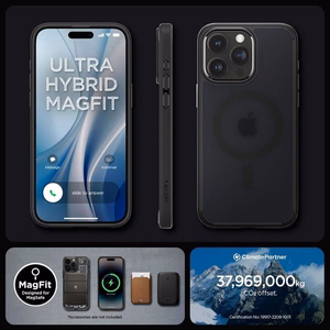 Spigen Ultra Hybrid Mag Dėklas su MagSafe iPhone 16 Pro - Juodas