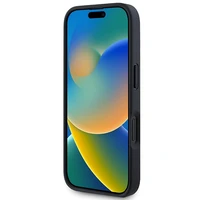 BMW M Perforuotas Trispalvė Linija Magnetinis dėklas telefonui iPhone 16 - juodas