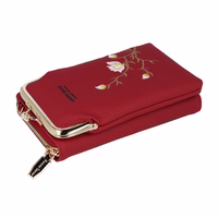 Megztas krepšys telefonui GCW17 raudonas