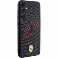 Ferrari Big SF Perforated dėklas telefonui Samsung Galaxy S24+ - juodas