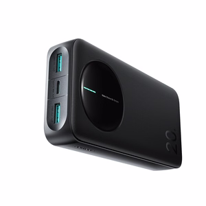 Joyroom JR-PBF14 Pro išorinė baterija 22.5W 20000mAh su skaitmeniniu ekranu 2x USB-A 1x USB-C - juoda