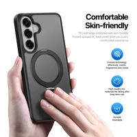 Dėklas Dux Ducis Yind Magnetic Stand Samsung S942 S26 juodas