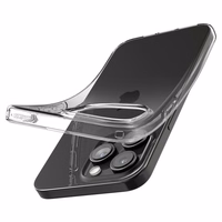 Dėklas telefonui Spigen Crystal Flex iPhone 15 Pro Max - skaidrus (m)