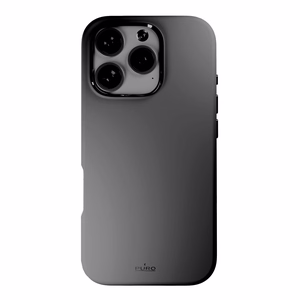Puro Icon Mag Pro MagSafe silikono dėklas iPhone 16 Pro - tamsiai pilkas