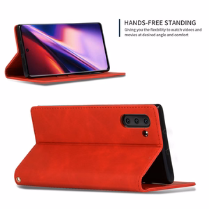 Dėklas Business Style Xiaomi Redmi Note 17 Pro Max 5G raudonas