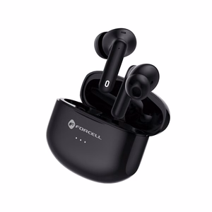 FORCELL F-AUDIO Clear Sound belaidės ausinės bluetooth TWS juodos