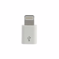 Įkroviklio adapteris - Micro USB į Lightning - baltas