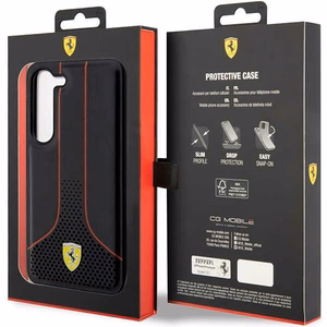 Ferrari FEHCS23MPCSK S23+ S916 juodas/juodas kietas dėklas Perforuotas 296 P