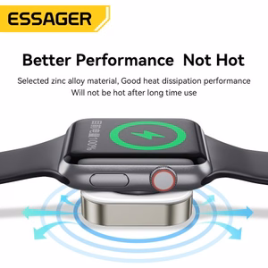 Belaidis įkroviklis Essager Bay Portable L baltas (Apple Watch)