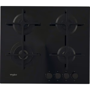 Whirlpool AKT 627/NB1 Juoda Įmontuoti 59 cm Dujinė 4 zone(s)
