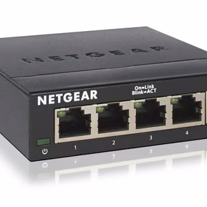 Netgear GS305 – nevaldomas 2 lygmens gigabitinis eterneto komutatorius, juodas