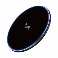 Wozinsky WLI-01Y 15W Qi indukcinis įkroviklis su USB-C kabeliu - juodas