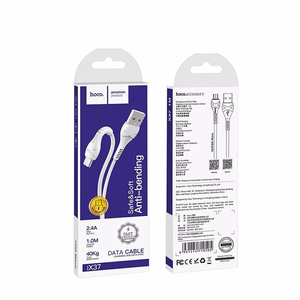 USB kabelis Hoco X37 Cool Power microUSB 1.0m baltas
