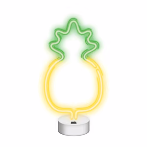 Neon LED on a stovas PINEAPPLE geltonas žalias NNE05 Neolia